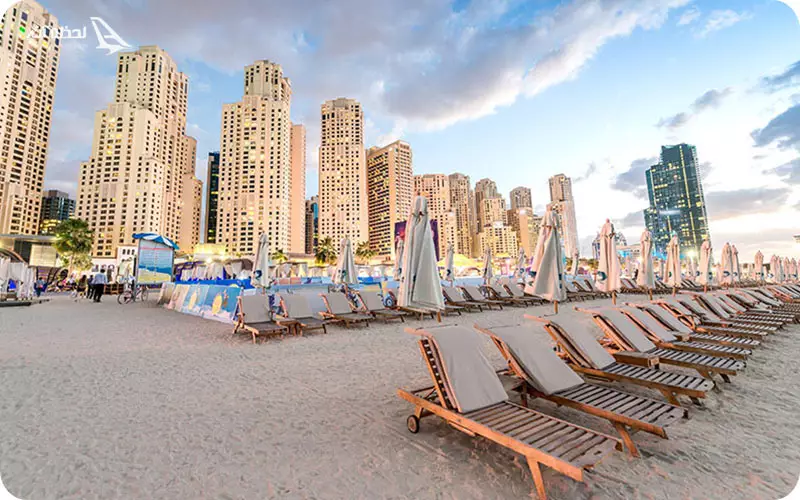 قدم زدن در دبی مارینا