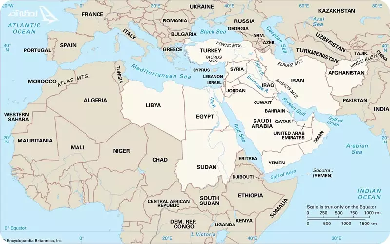 جغرافیا خاورمیانه