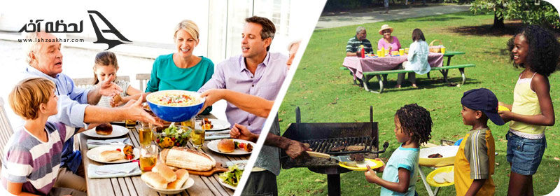 میهمانی خانوادگی تابستانی