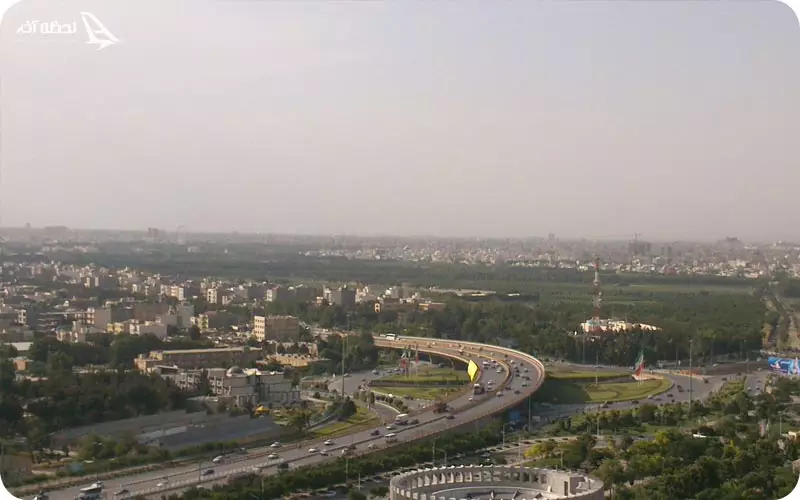 وسعت باغ ملک آباد مشهد