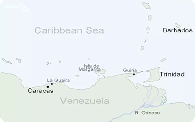 نقشه باربادوس