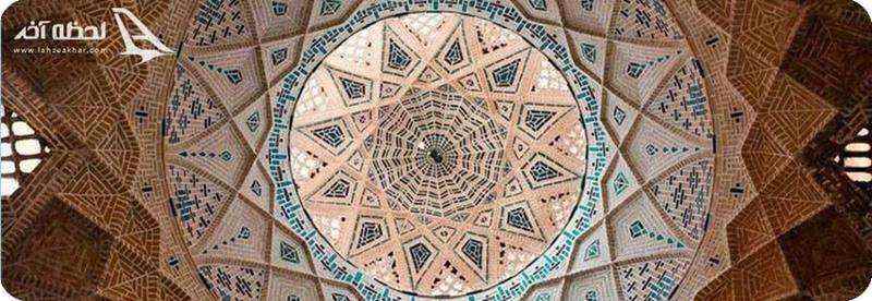 نمای داخلی گنبد بازار خان یزد