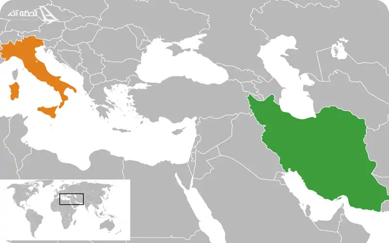 اختلاف ساعت ایران و ایتالیا