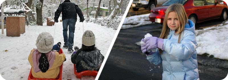 برف در تهران