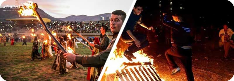 چهارشنبه سوری در شهرهای مختلف