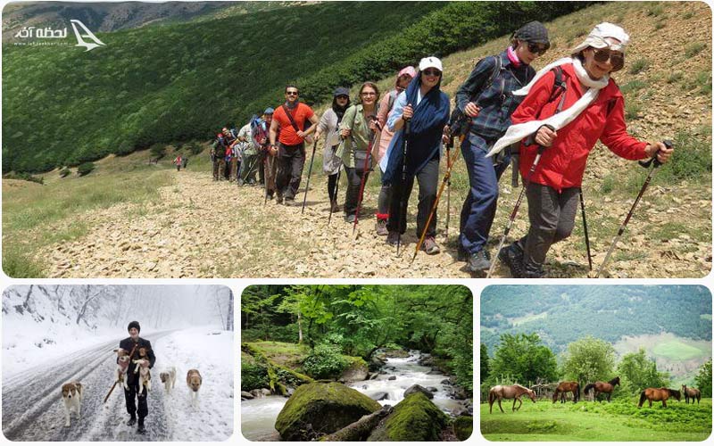 جاذبه های جاده اسالم به خلخال