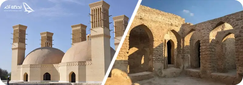 آثار باستانی کیش که قدمت این جزیره را به رخ می کشد. آب انبار کیش - خانه اعیانی کیش