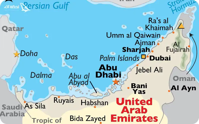 فاصله دبی تا شهرهای دیگر امارات چقدر است؟