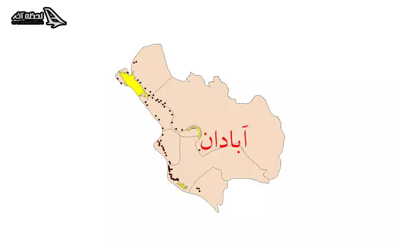 نقشه آبادان