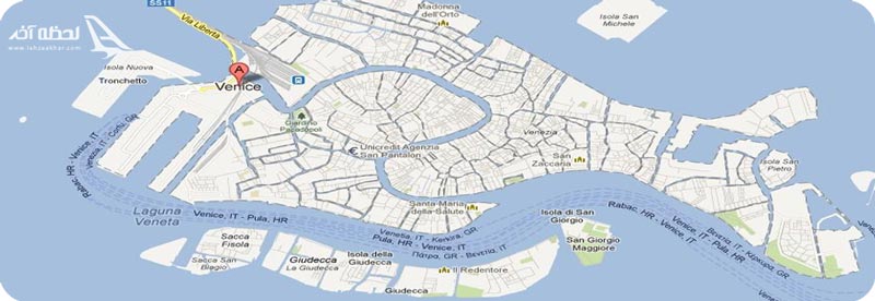نقشه ونیز
