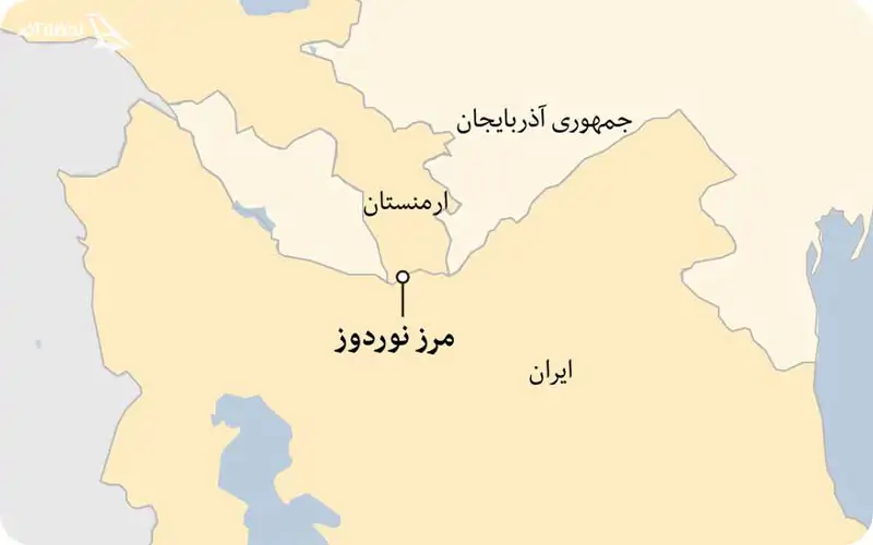 فاصله تبریز و تهران تا نوردوز