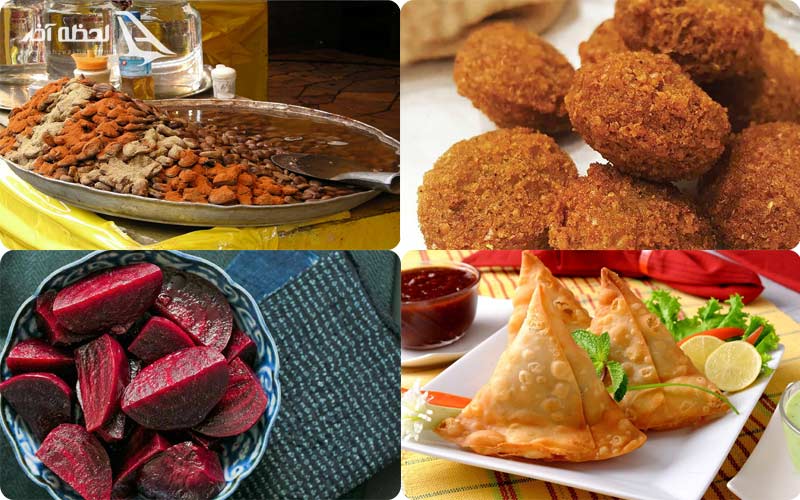 سمبوسه و فلافل ایرانی