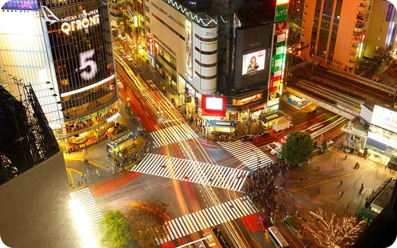 چهار راه شیبویای توکیو چهار راه شیبویای توکیو؛ شلوغ ترین تقاطع ژاپن