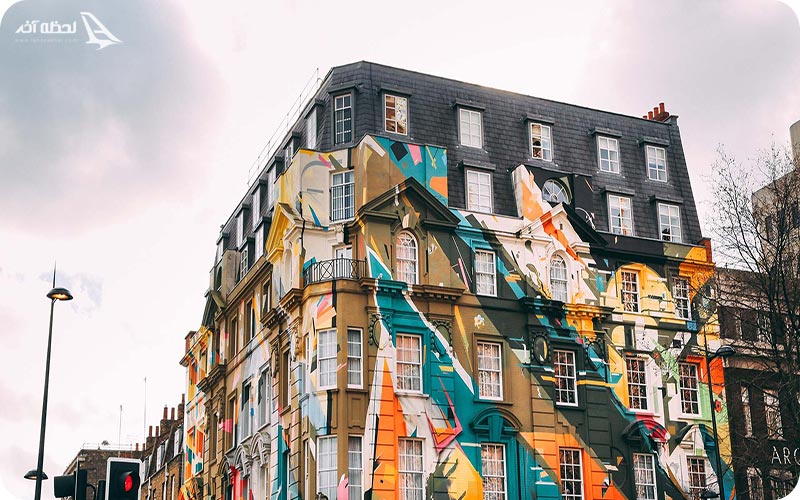 نمای یکی از ساختمان های شوردیچ