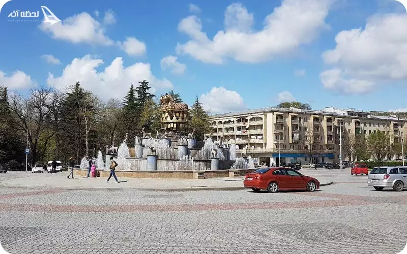 گشت و گذار در خیابان توریستی آقماشنبلی تفلیس خیابان آقماشنبلی