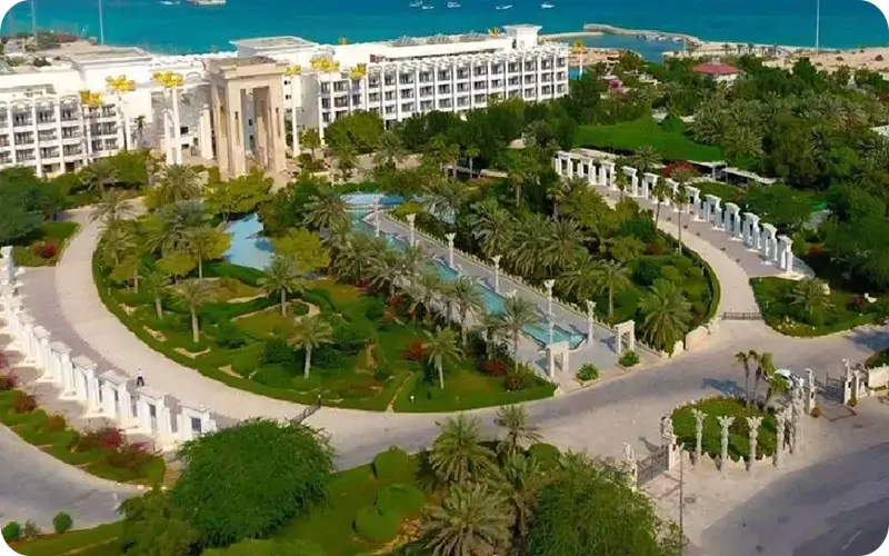 معماری بینظیر صفویه در هتل پارمیس کیش هتل لوکس پارمیس کیش