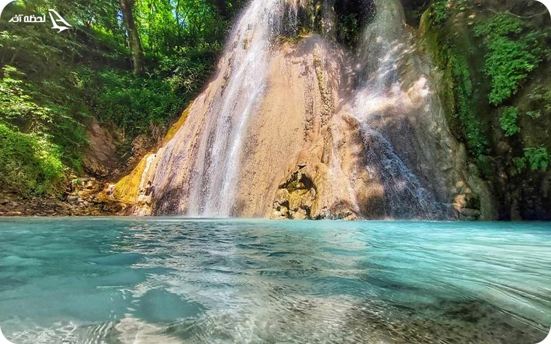 آبشار زیبای اسکلیم لفور آبشار اسکلیم؛ جواهری پنهان