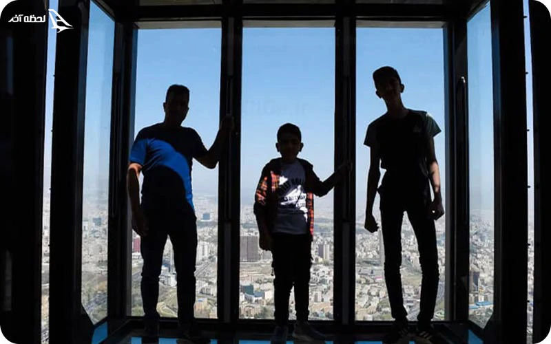 Glass Box برج میلاد تاقک شیشهای برج میلاد