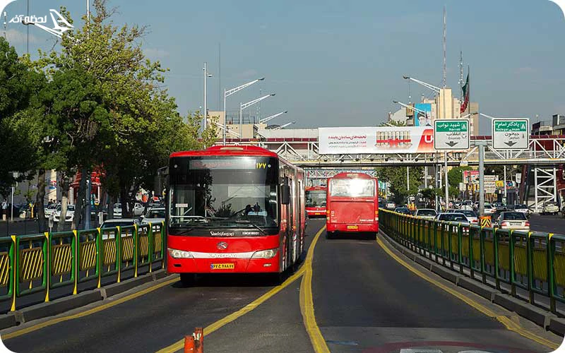 مسیر اتوبوس جمعه بازار پروانه؛ راحت و در دسترس