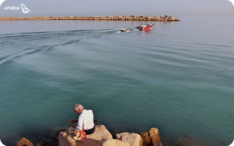 اسکله جفره؛ نقطه‌ای دنج برای تماشای غروب