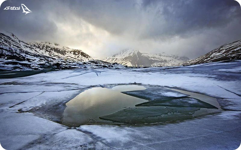اسکیت روی یخ در زمستان های نئور