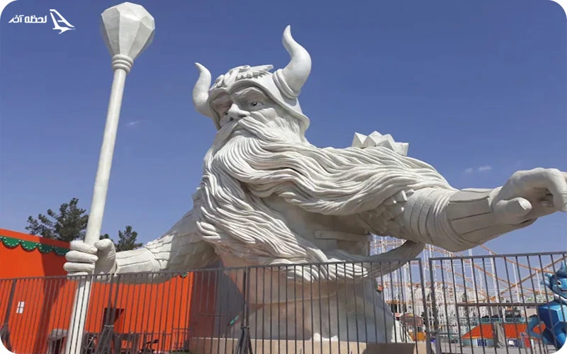 شهربازی الماس شهر؛ بزرگ‌ترین ترن هوایی ایران!