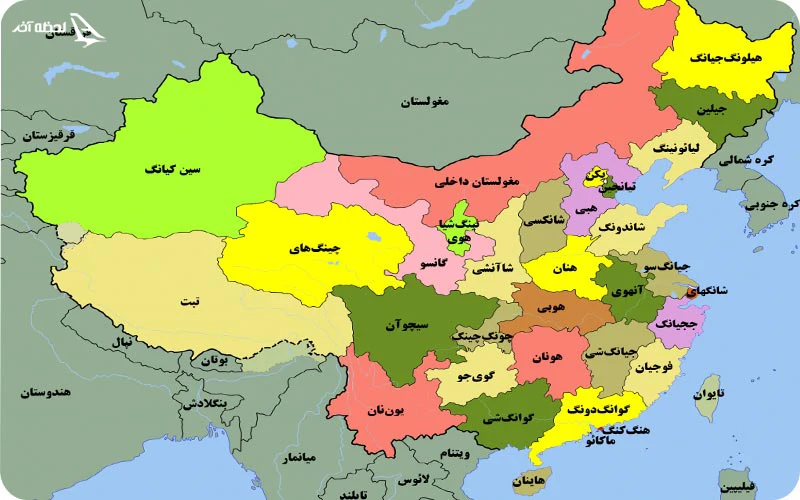 نقشه کشور چین نقشه کشور چین