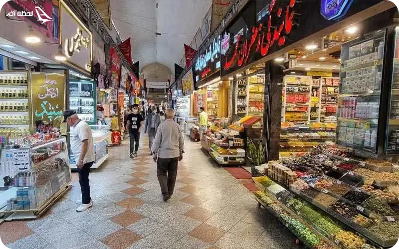 بازار رضا مشهد و بخش‌های مختلف این بازار بزرگ