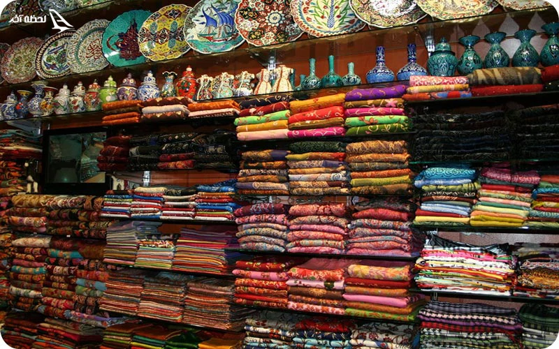 بازار پارچه استانبول بازار پارچه؛ دنیای رنگها و بافتهای منحصربهفرد