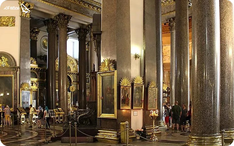 بخش های مختلف کلیسای کازان