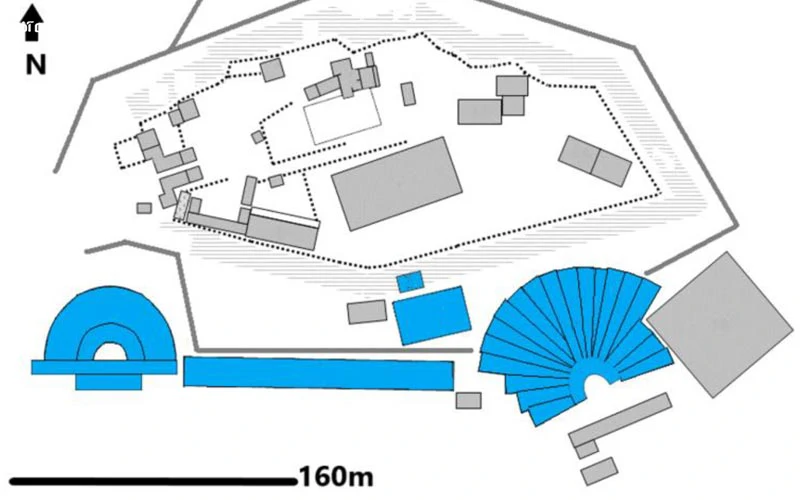 بخش‌های مختلف آکروپولیس