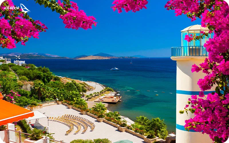 فاصله تبریز تا بدروم