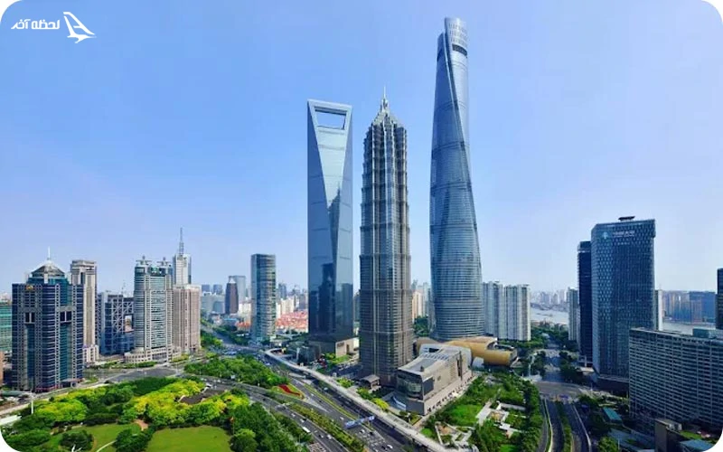 برج جین مائو و ناحیه پودونگ (Jin Mao Tower) برج جین مائو و ناحیه پودونگ
