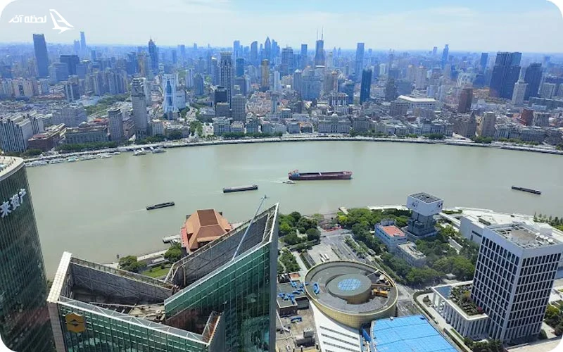 The Oriental Pearl Tower برج مروارید شرقی یا اورینتال پرل