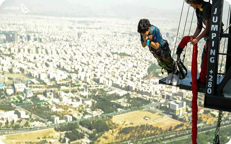 بانجی جامپینگ برج میلاد بانجی جامپینگ برج میلاد