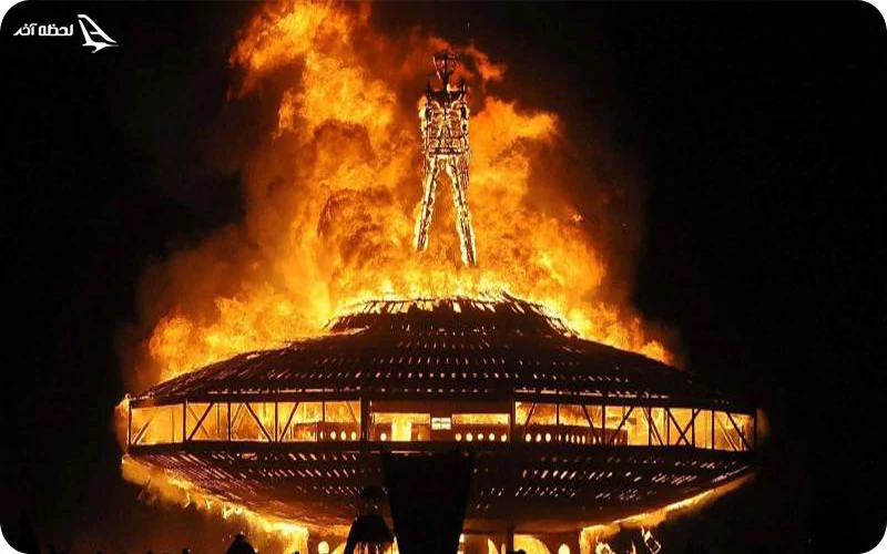 فستیوال برنینگ من فستیوال برنینگ من؛ آتشسوزی نمادین مجسمه بزرگ