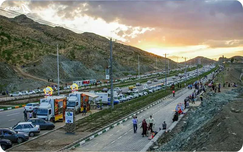 بلوار هفت‌تیر؛ چشم‌اندازی خیره‌کننده از مشهد