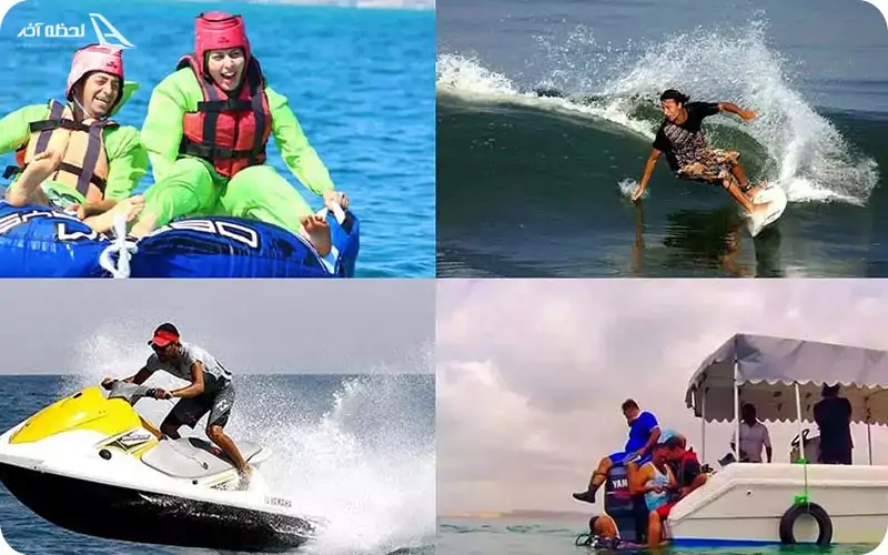 انواع تفریحات ساحل چابهار