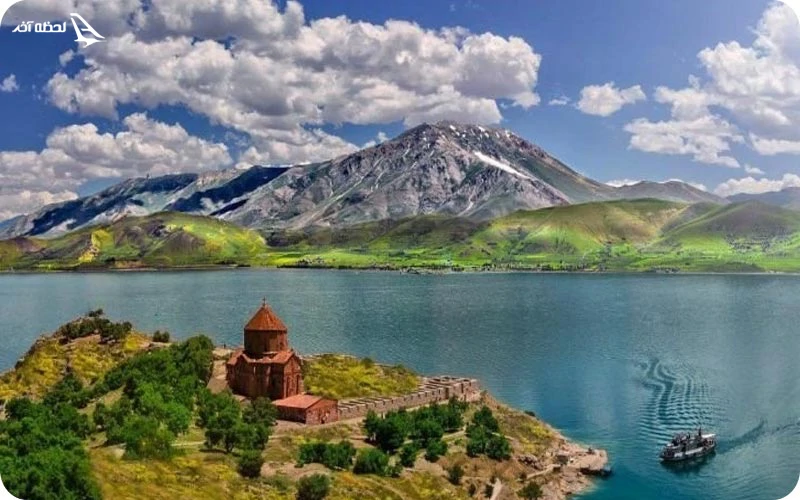 محل قرارگیری کلیسای سنت جرج جزیره آدیر
