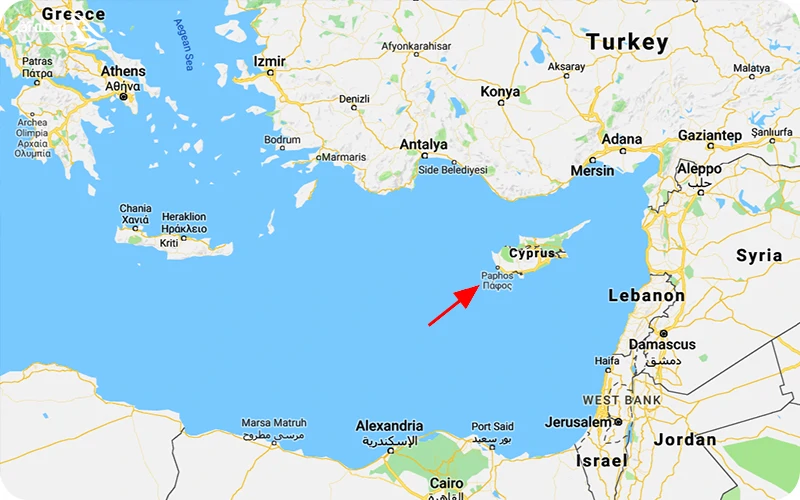 قبرس کجای نقشه جهان قرار دارد؟ جزیره قبرس کجاست؟