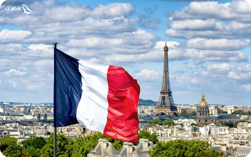 پرچم حال حاضر فرانسه پرچم جدید فرانسه