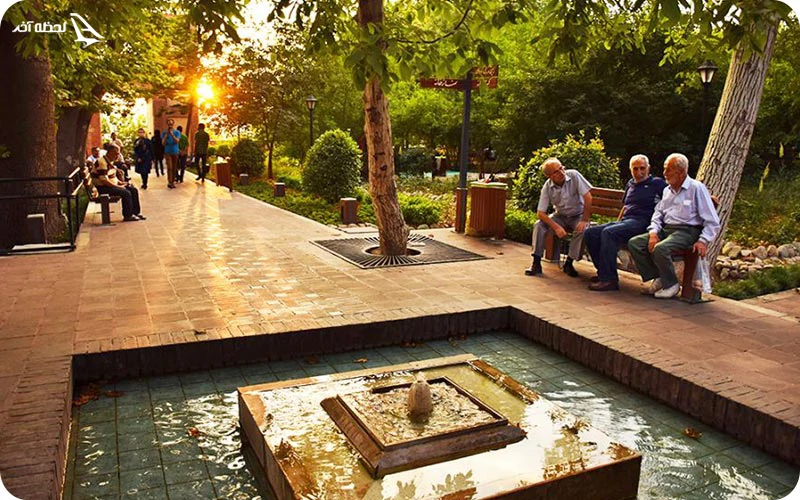 حوض ها و فواره ها باغ ایرانی
