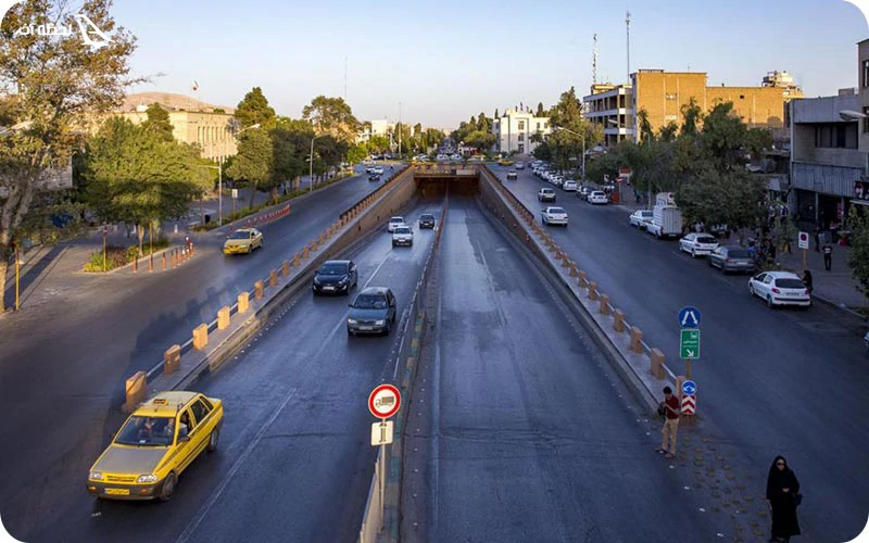 خیابانها و محلههای اطراف قصرالدشت خیابانها و محلههای اطراف قصرالدشت
