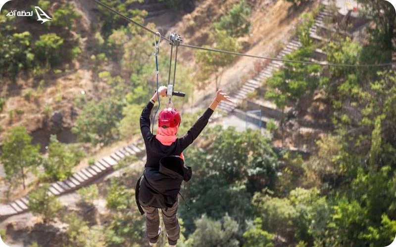 زیپ لاین توچال؛ هیجان در ارتفاع زیپ لاین توچال تهران