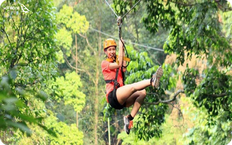 زیپلاین فلایت آف د گیبون پاتایا کجاست؟