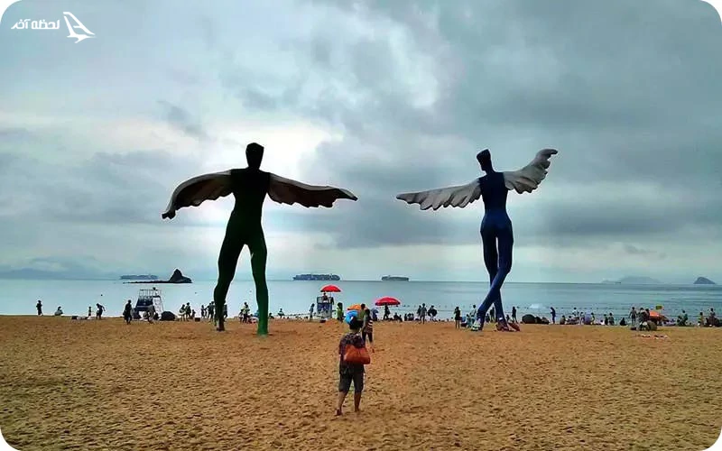 ساحل دامیشا یکی از بزرگترین سواحل شنزن ساحل دامیشا؛ آرامشی از جنس دریا در دل شنزن