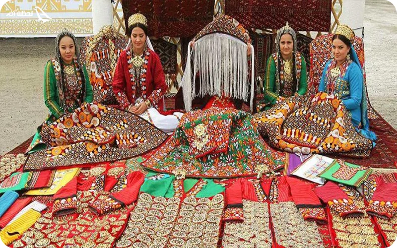 سوغات و صنایع دستی رنگارنگ مردم بندر ترکمن