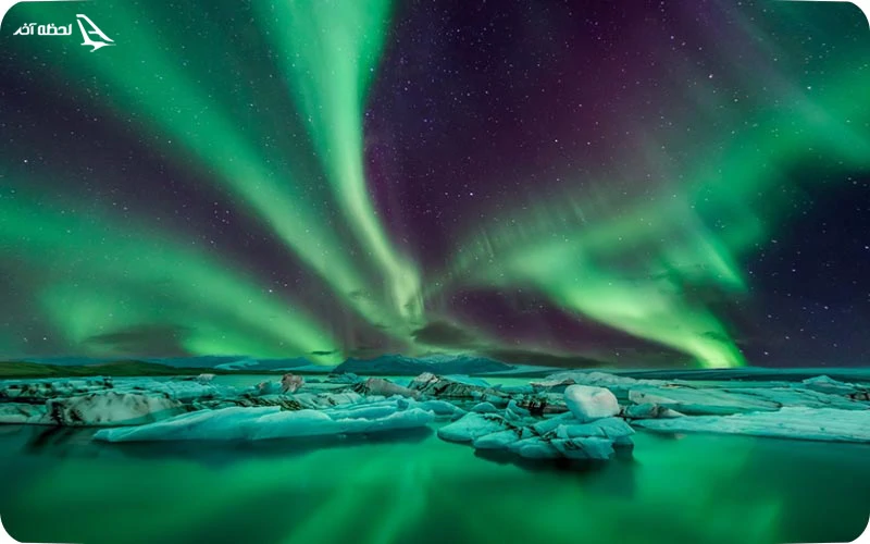 شفق قطبی در روسیه