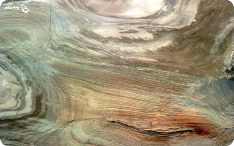 عکس دیوار چین از فضا