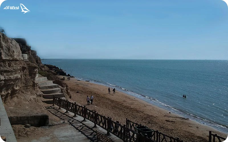 عکس ساحل ریشهر بوشهر، قاب‌هایی از زیبایی بی‌انتها